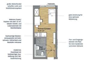 Alltagstaugliches Apartment mit gehobener Ausstattung in Regensburg – Otto-Hahn-Straße 40, 93053 Galgenberg, Regensburg – Vorschaubild 11