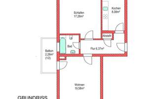 FÜR MAXIMAL ZWEI PERSONEN: IN 2017 RENOVIERTE 2-ZIMMER-WOHNUNG MIT WESTBALKON IN NBG.-WÖHRD – Schranke 16, 90489 Wöhrd, Nürnberg – Vorschaubild 28