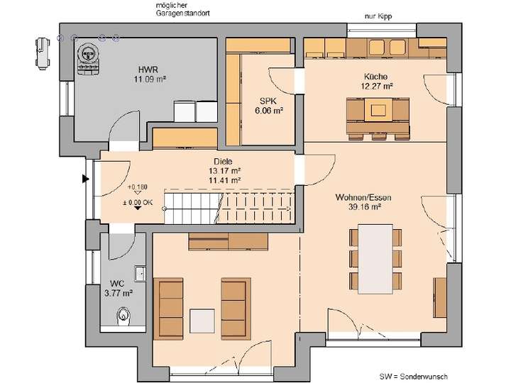 Grundriss Erdgeschoss