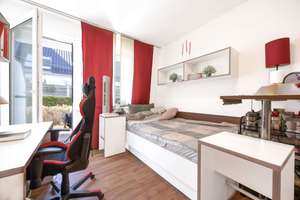 Vollmöbliertes 1-Zimmer-Apartment mit Südterrasse – Die vollständige Adresse der Immobilie erhältst du vom Anbieter., 80807 Milbertshofen, München – Vorschaubild 3