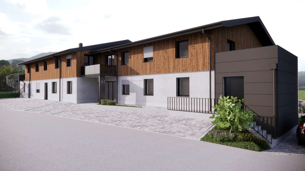 Immobilie in Böbrach - SONNIGE 2-ZIMMER-TERRASSENWOHNUNG IN AUSSICHTSLAGE IN BÖBRACHER NEUBAU - Bild 2