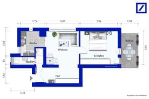 Charmante 2-Zimmer-Wohnung mit Garten & Balkon – ruhig gelegen in Bad Cannstatt – Die vollständige Adresse der Immobilie erhältst du vom Anbieter., 70376 Neckarvorstadt, Stuttgart – Vorschaubild 11