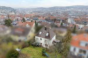 Einfamilienhaus mit Panoramablick über Stuttgart am Killesberg in Halbhöhenlage – Stuttgart – Vorschaubild 1