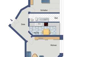 Attraktive freie 2 Zimmer DG-Altbauwohnung im Graphischen Viertel, Nähe Hauptbahnhof – Czermaks Garten 5, 4103 Zentrum-Ost, Leipzig – Vorschaubild 32