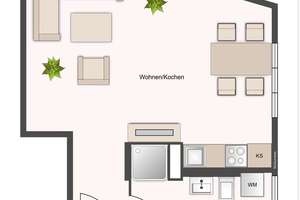 1-Raum-Apartment | Einbauküche | Aufzug | Fußbodenheizung | Energieeffizienzklasse A+ – Die vollständige Adresse der Immobilie erhältst du vom Anbieter., 4315 Anger-Crottendorf, Leipzig – Vorschaubild 10