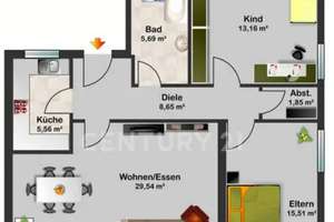 Attraktive 3-Zimmer-Dachgeschosswohnung mit herrlichem Ausblick – Die vollständige Adresse der Immobilie erhältst du vom Anbieter., 74078 Frankenbach, Heilbronn – Vorschaubild 10