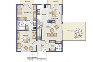 Offene Küche, 2 Wohnzimmer, 2 Terrassen, eine Einliegerwohnung! – Die vollständige Adresse der Immobilie erhältst du vom Anbieter., 53125 Röttgen, Bonn – Vorschaubild 24