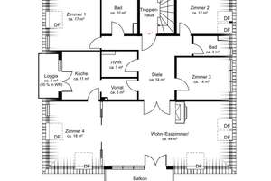 Exklusive 5-Zimmer-Wohnung in Hamburg-Groß Flottbek – Die vollständige Adresse der Immobilie erhältst du vom Anbieter., 22607 Groß Flottbek, Hamburg – Vorschaubild 3