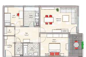 Eine ideale Geldanlage – Die vollständige Adresse der Immobilie erhältst du vom Anbieter., 93049 Westenviertel, Regensburg – Vorschaubild 5