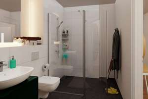 Maisonettewohnung mit Balkon und Dachterrasse sowie zwei Bädern – Lilli-Marx-Straße 2, 40597 Benrath, Düsseldorf – Vorschaubild 8