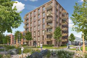 Geräumige 2-Zimmer-Wohnung mit Parkblick und offener Küche