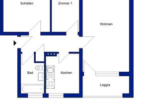 Viel Platz zum Wohlfühlen – 3 Zimmer mit großem Wohnzimmer – Die vollständige Adresse der Immobilie erhältst du vom Anbieter., 38444 Detmerode, Wolfsburg – Vorschaubild 3