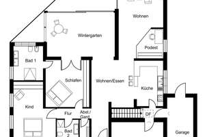 Großzügiger Bungalow in Unterbachs bester Lage – Die vollständige Adresse der Immobilie erhältst du vom Anbieter., 40627 Unterbach, Düsseldorf – Vorschaubild 30