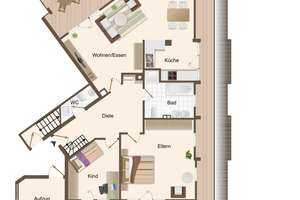 Wohnen mit Charakter: Exklusives Penthouse im Domviertel – Die vollständige Adresse der Immobilie erhältst du vom Anbieter., 97072 Altstadt, Würzburg – Vorschaubild 12