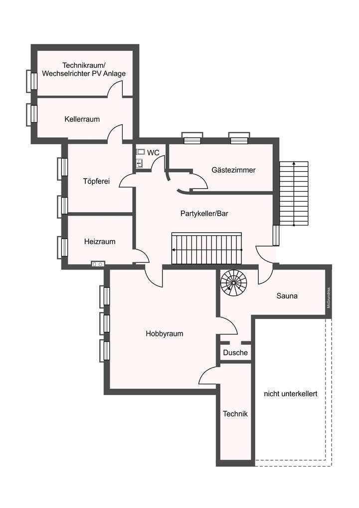 Grundriss Kellergeschoss