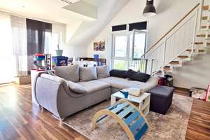 Exklusive 4-Zi.-Maisonette mit Loggia, 2 Bädern, Aufzug & Tiefgarage – 65934 Nied, Frankfurt am Main – Vorschaubild 4