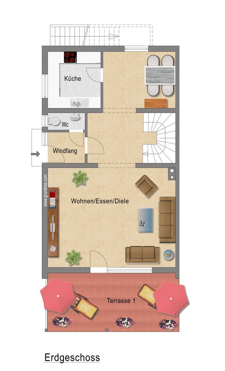 Grundriss Traubing EG