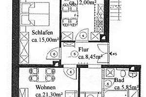***SCHÖNE WOHNUNG MIT SÜD/WEST-BALKON, GROSSE KÜCHE, BAD MIT WANNE/DUSCHE*** – Fritz-Matschke-Str. 5, 9113 Schloßchemnitz, Chemnitz – Vorschaubild 14