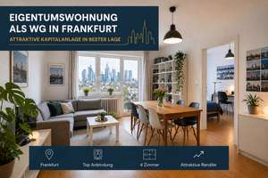 Provisionsfrei / Kapitalanlage in Frankfurt – Sofort Cashflow + massive Steuervorteile nutzen
