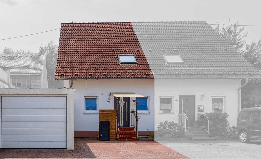 Immobilie in Carlsberg - Raum für Ihre Familie – Doppelhaushälfte mit Einliegerwohnung und traumhaftem Garten in Carlsberg - Bild 0