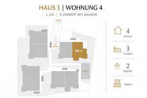 Moderne, barrierefreie 4-Zimmer-Neubauwohnung mit Balkon – Die vollständige Adresse der Immobilie erhältst du vom Anbieter., 79423 Heitersheim – Vorschaubild 11