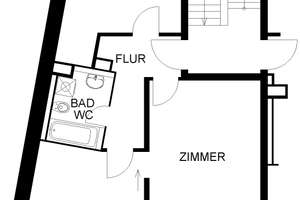 2 Zimmer in Hagen – Hüttenplatz 43, 58135 Haspe-Ost, Hagen – Vorschaubild 2