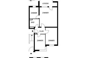 Schöne 3-Zimmer-Erdgeschosswohnung im Grünen – Stettiner Str. 3, 38448 Vorsfelde, Wolfsburg – Vorschaubild 2