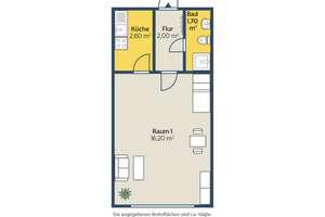 Perfekt für Studenten/1-Raum-Apartment in Uni-Nähe – Burgstr. 12, 4109 Zentrum, Leipzig – Vorschaubild 2