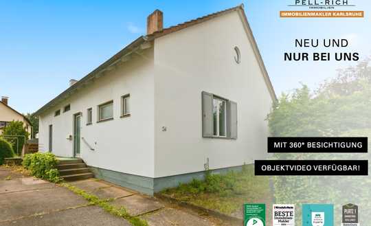 FREIHEIT: Großzügiges Einfamilienhaus mit Einliegerwohnung und großem Garten in KA-Nordweststadt