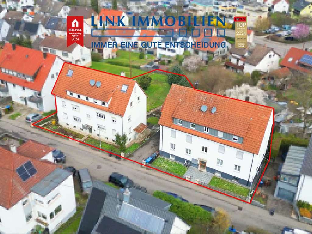Zwei Mehrfamilienhäuser in ruhiger Lage mit XXL-Grundstück mit Potential und Fernsicht!***