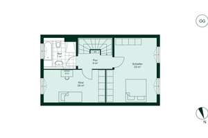 Moderne Doppelhaushälfte mit Garten und Dachstudio – Magdeburger Straße 6, 59192 Bergkamen – Vorschaubild 12