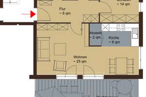 LICHTDURCHFLUTETE 2,5 Zimmer Penthousewohnung mit großer Dachterrasse! – Fasanenweg 31, 22851 Norderstedt – Vorschaubild 12