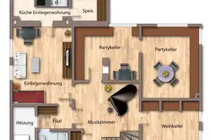 Villa im Frauenland im Stil der "Neuen Sachlichkeit" von Albert Boßlet - zentral  & doch im Grünen! – Würzburg – Vorschaubild 28