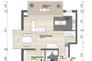 🌿 Einmalige Maisonette-WHG mit Wohlfühlgarantie – exklusives Wohnen mit Blick ins Grüne 🌿 – Die vollständige Adresse der Immobilie erhältst du vom Anbieter., 70188 Uhlandshöhe, Stuttgart – Vorschaubild 40
