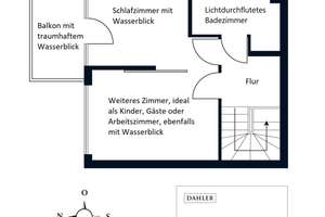 Wasser-Maisonette am Tegeler Hafen mit ca. 90qm Panoramaterrasse – Die vollständige Adresse der Immobilie erhältst du vom Anbieter., 13507 Tegel, Berlin – Vorschaubild 19