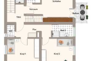 Mehrgenerationenhaus - Ensemble aus zwei Haushälften und 1.608 m² großem Grundstück in Schongau! – Weilheim-Schongau (Kreis) – Vorschaubild 14
