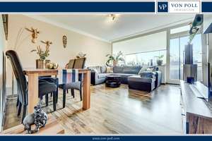 Lichtdurchflutete 3-Zimmer-Wohnung mit Balkon, Garage und herrlicher Aussicht