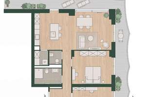Großzügige 3-Zimmer-Neubauwohnung in erster Wasserlage am Baakenhafen – nachhaltig, hochwertig und m – Lucy-Borchard-Straße 10-20, 20457 Hamburg-Altstadt, Hamburg – Vorschaubild 3