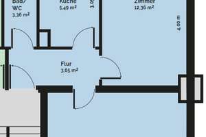 Citynah! Frei ab September! Helle 2 Zimmer-Wohnung mit Balkon – Am Welfenplatz 8, 30161 List, Hannover – Vorschaubild 2