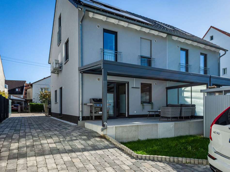 Hausansicht Terrasse 