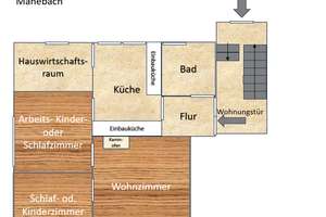 Wunderschöne, kernsanierte 3,5-Zimmer-Wohnung mit Einbauküche, Kaminofen & 3m hohen Decken – Ilmenauer Weg 6, 98693 Ilmenau – Vorschaubild 10