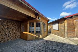 **Holz-Blockhaus in ruhiger Feldrandlage am Rande der Rhön / Dauerhaft Wohnen oder Ferienhaus** – Die vollständige Adresse der Immobilie erhältst du vom Anbieter., 98631 Grabfeld – Vorschaubild 6