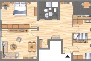 Familienfreundliche 4-Zimmer-Wohnung in Bremen – Mit Kinderspielplatz – Bürgermeister-Kürten-Straße 30, 28779 Blumenthal (Ortsteil), Bremen – Vorschaubild 2