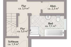 Bremen - Gete / Charmante Maisonette-Wohnung mit Terrasse, Balkon und Garage – Die vollständige Adresse der Immobilie erhältst du vom Anbieter., 28211 Gartenstadt Vahr, Bremen – Vorschaubild 20