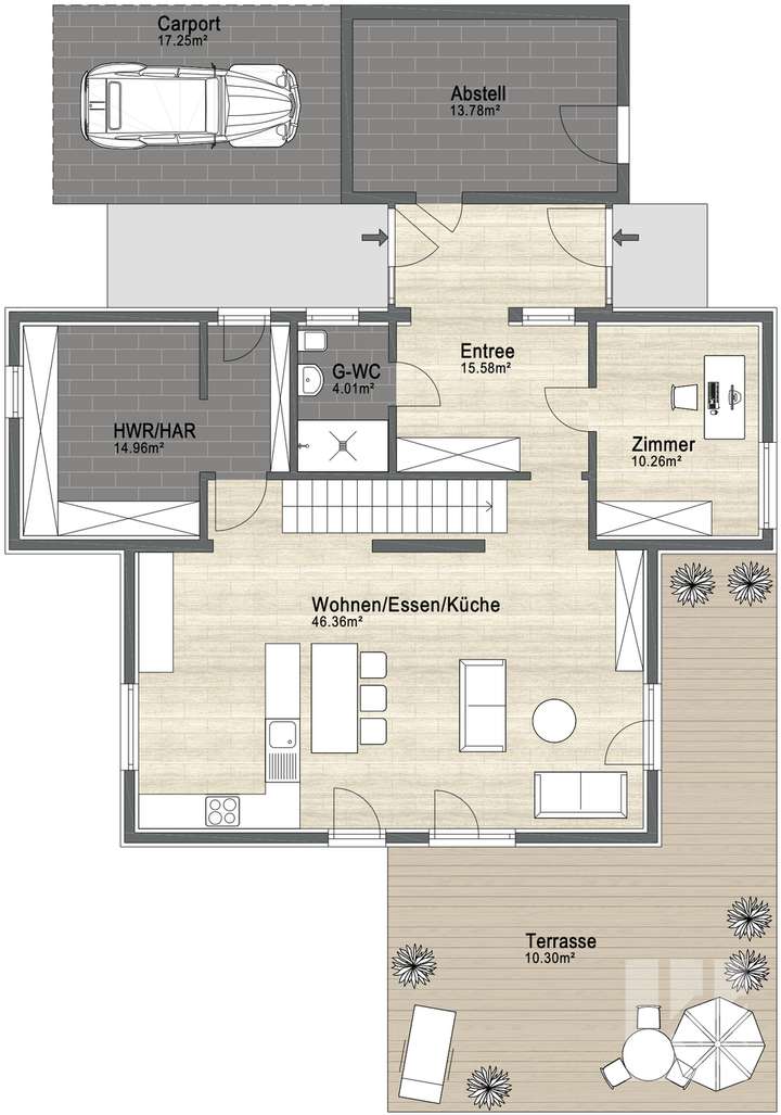 Grundriss Erdgeschoss