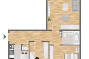Lichtdurchflutete 3-Zimmer-Wohnung mit Balkon und Blick ins Grüne – 81927 Englschalking, München – Vorschaubild 11