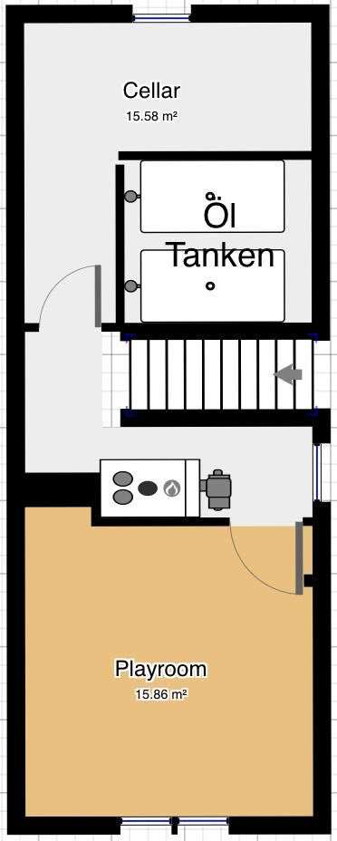 Hinterhaus-Grundriss-Keller