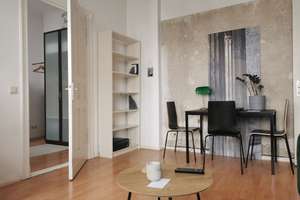 Möblierte, helle und ruhige 2-Zimmer-Wohnung (44 m2) in Berlin-Friedrichshain – befristet für 12 Mon