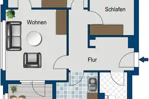 3 Zimmer mit Wintergarten ab sofort ! – Achillesstr. 96, 13125 Berlin – Vorschaubild 2