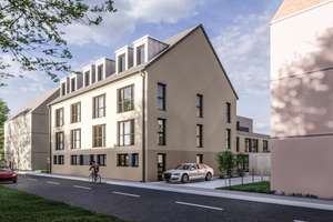 Apartment Nr. 1.18  - 1 Zimmer - möbliert mit Küche – Pestalozzistraße 11, 86154 Links der Wertach-Süd, Augsburg – Vorschaubild 4